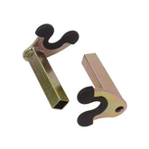 MOTO4U rear wheel stand in U-shape with rubber protector for secure motorcycle lifting