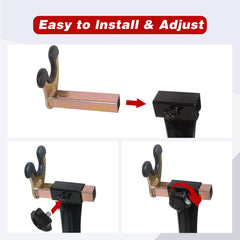 MOTO4U simple assembly makes installation quick and adjustable to your setup