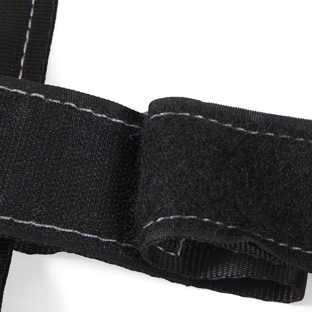 MOTO4U transport strap for motorcycle provides stable cargo on trailers.