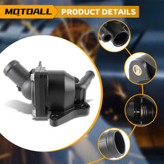 MOTOALL 19320-RAA-A01 mounting flange close-up with bolt holes