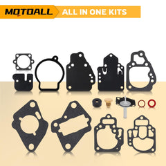 MOTOALL carburetor rebuild kit for Mercury 25hp promotes smoother acceleration and dependable operation.