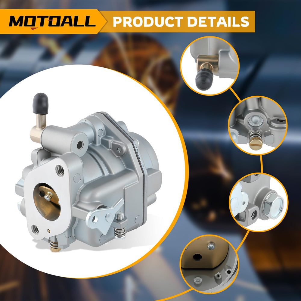 MOTOALL fuel lines and clamps ensure secure connections and steady fuel supply.