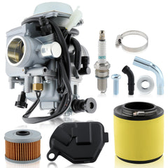 MOTOALL TRX350 carburetor front view boosts fuel delivery for Honda Rancher