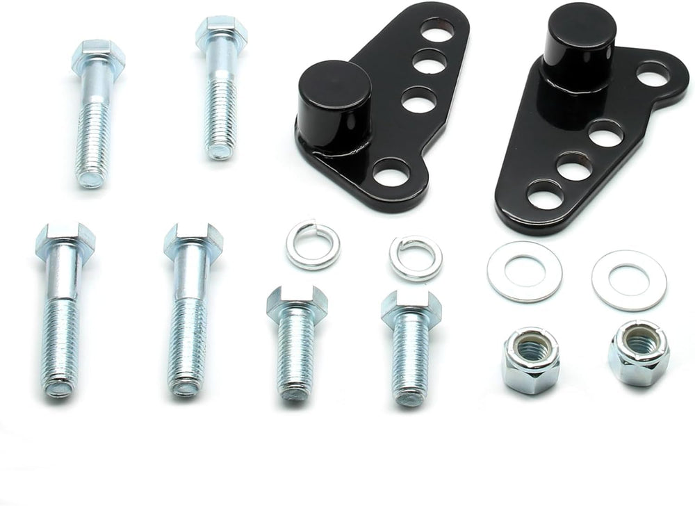 Motobiker steel with black finish emphasizes durable, corrosion-resistant design
