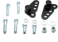 Motobiker steel with black finish emphasizes durable, corrosion-resistant design
