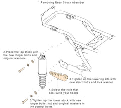 Motobiker assembly parts photo supports confident, quick installation