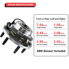 MotorbyMotor 515160 fit for Chevrolet Silverado 1500 and Tahoe 4WD.