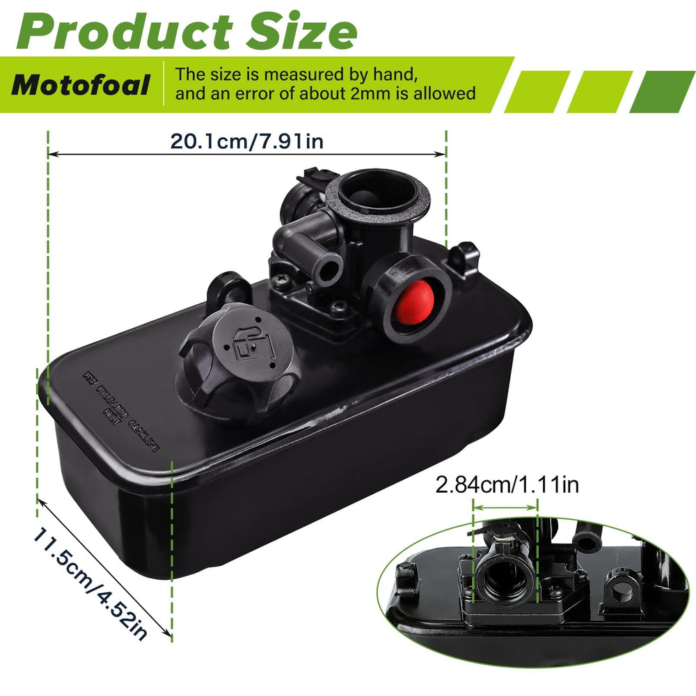 Motofoal carburetor kit with included carburetor for effortless installation.