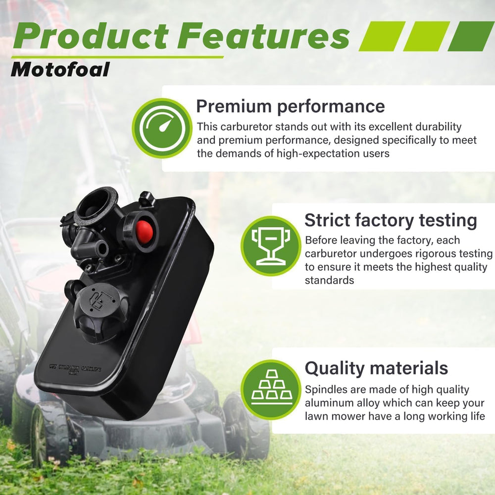 Motofoal screws included for stable mounting and quick setup.