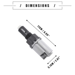 Motoforti durable ABS material front axle actuator highlighting scratch resistance and longevity.