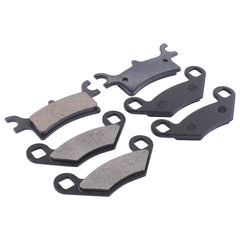 MOTOKU brake pad package shows complete set for multiple ATV models