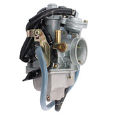 MOTOKU carburetor for Honda TRX250TE closeup, highlighting precise casting for smooth fuel delivery.