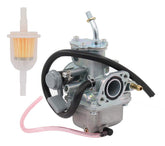 MOTOKU Yamaha Badger 80 carburetor closeup for precise fit and smooth idle.