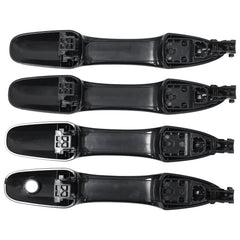 MOTOKU exterior handle no-smart-key-holes closeup, matching keyless style across models.