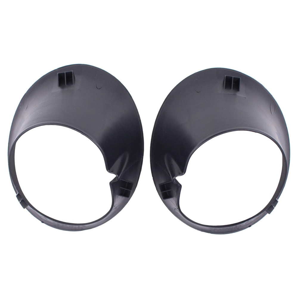 MOTOKU fog light cover bezel closeup shows precise fit for Dodge Ram models.