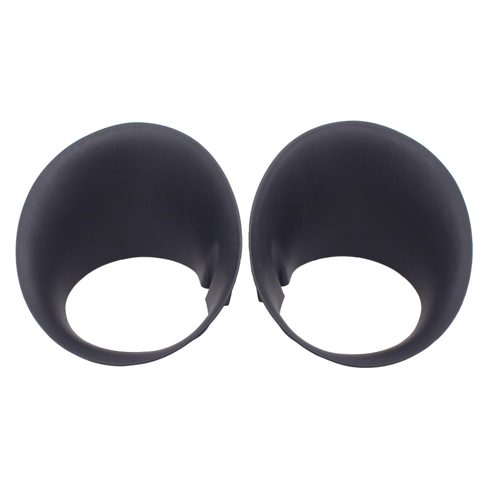 MOTOKU front passenger fog light cover bezel shields lamps from debris on rough roads.