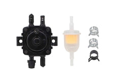 MOTOKU fuel pump with filter installed on John Deere tractor for improved fuel delivery