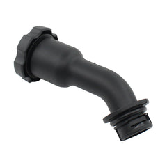 MOTOKU installed filler tube in a vehicle shows easy on-vehicle install