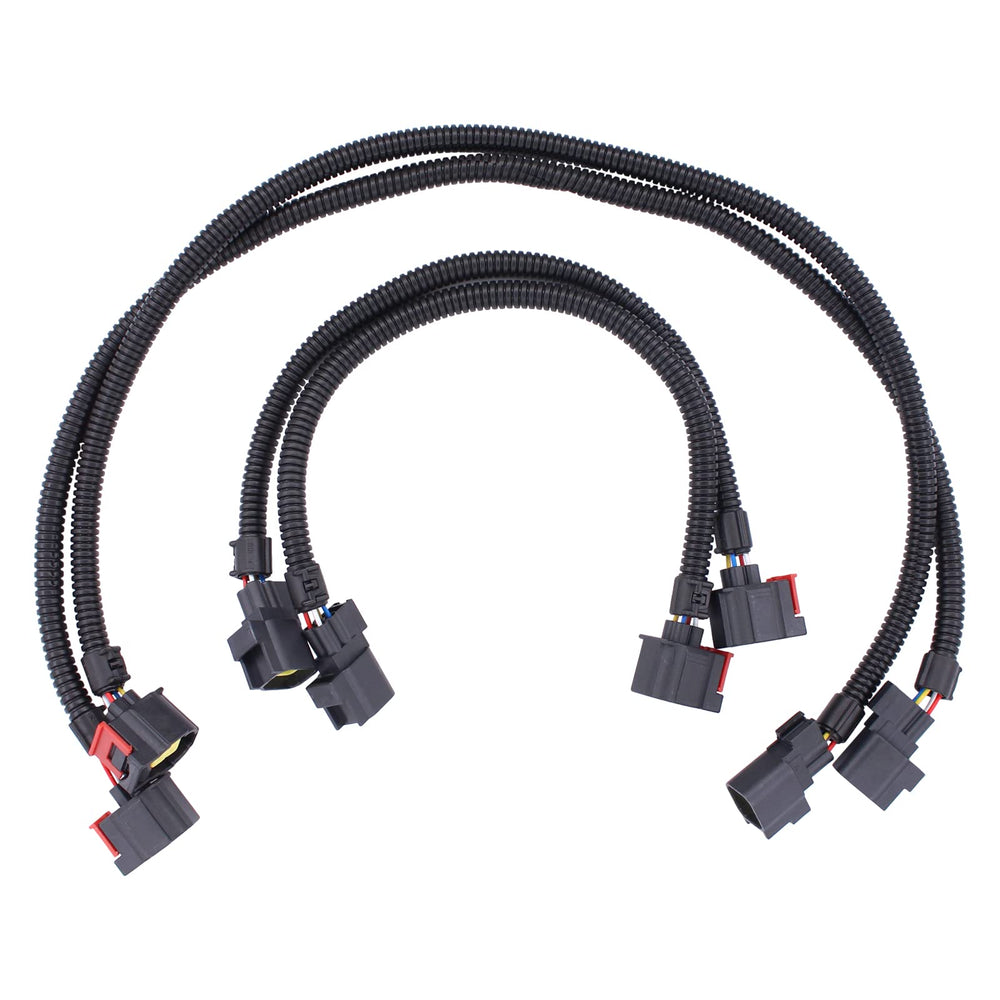 MOTOKU oxygen extension harness 12in for Chrysler-Dodge-Jeep enables flexible routing.