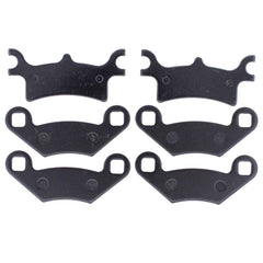 MOTOKU rear brake pad visual highlighting even wear for balanced braking