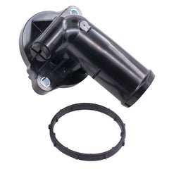 MOTOKU thermostat housing mounted view, precise fit for Dodge Charger 2011-2023