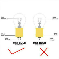MotoParAcc Harley-compatible 2-inch bullet LED for multiple models.