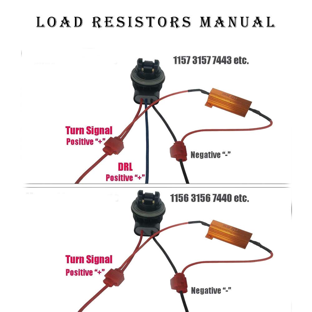 MotoParAcc load resistors pack helps prevent flicker for smoother operation