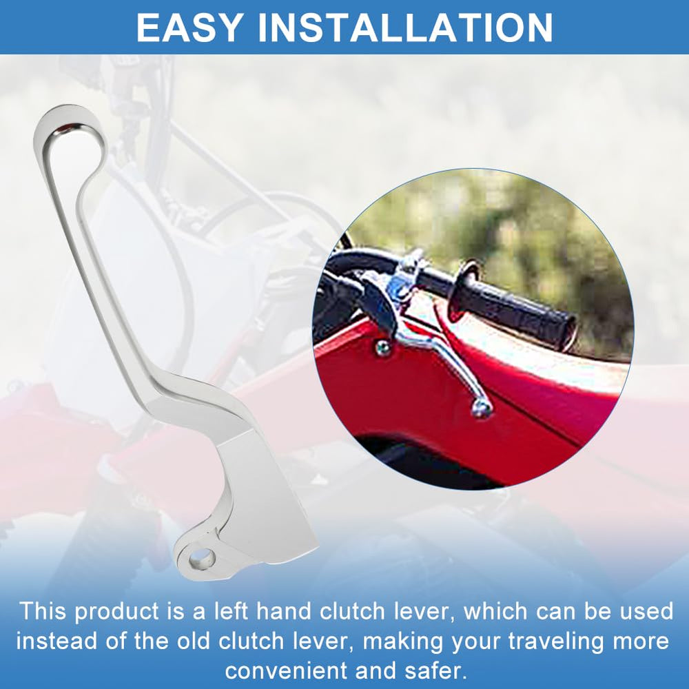 Motoparty aluminum clutch lever highlights durable, lightweight construction