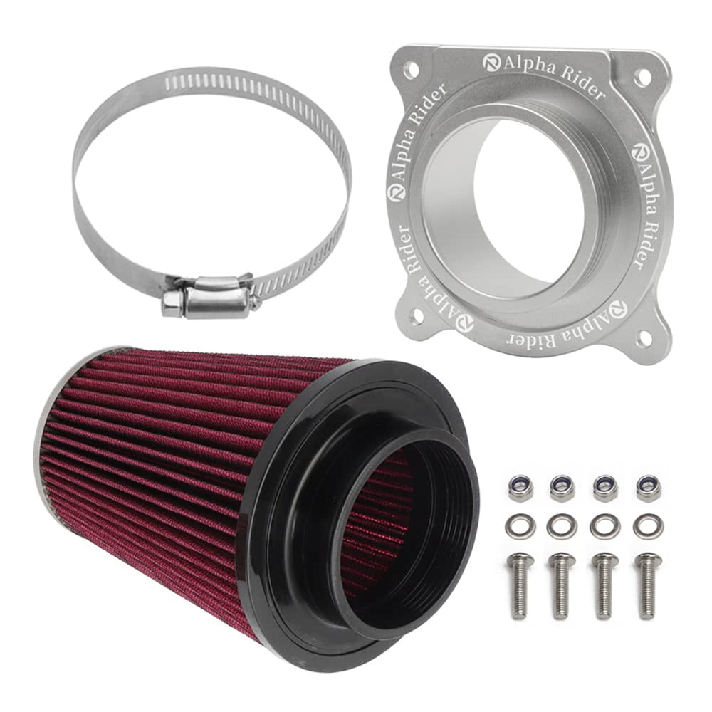 Motoparty engine air filter kit assembly for Yamaha YFM700 improves airflow potential.