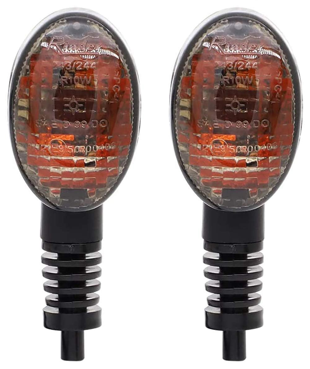 Motoparty VN650 Vulcan S front turn signal improves visibility.