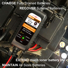MOTOPOWER MP00205A 24-hour timer controlling charge and maintenance