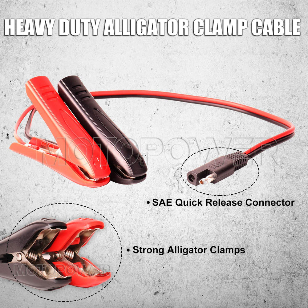 MOTOPOWER MP00206A automatic charging cycle ensures hands-free maintenance.