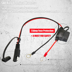 MOTOPOWER MP00206A safety protections guard against overcharge and short circuits.