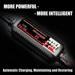 MOTOPOWER MP00207 LED indicators show mode and status at a glance.