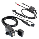 MOTOPOWER MP0609EA dual USB charger powering devices on the road