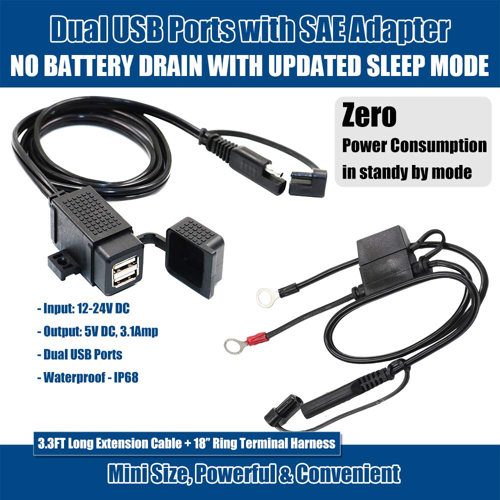 MOTOPOWER MP0609EA SAE quick-release connector for bike wiring
