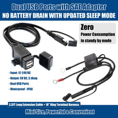 MOTOPOWER MP0609EA SAE quick-release connector for bike wiring