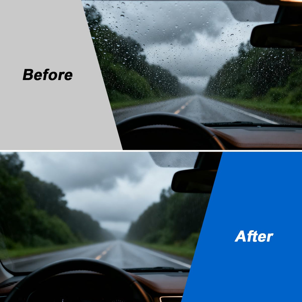 MOTOQUEEN weather ready wiper enhances visibility during rain snow and dust