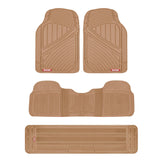 Motor Trend 3-Row mats front view provide all-weather interior protection.