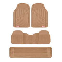 Motor Trend 3-Row mats front view provide all-weather interior protection.