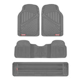 Motor Trend 3-Row front mats protect the driver area with rugged durability.