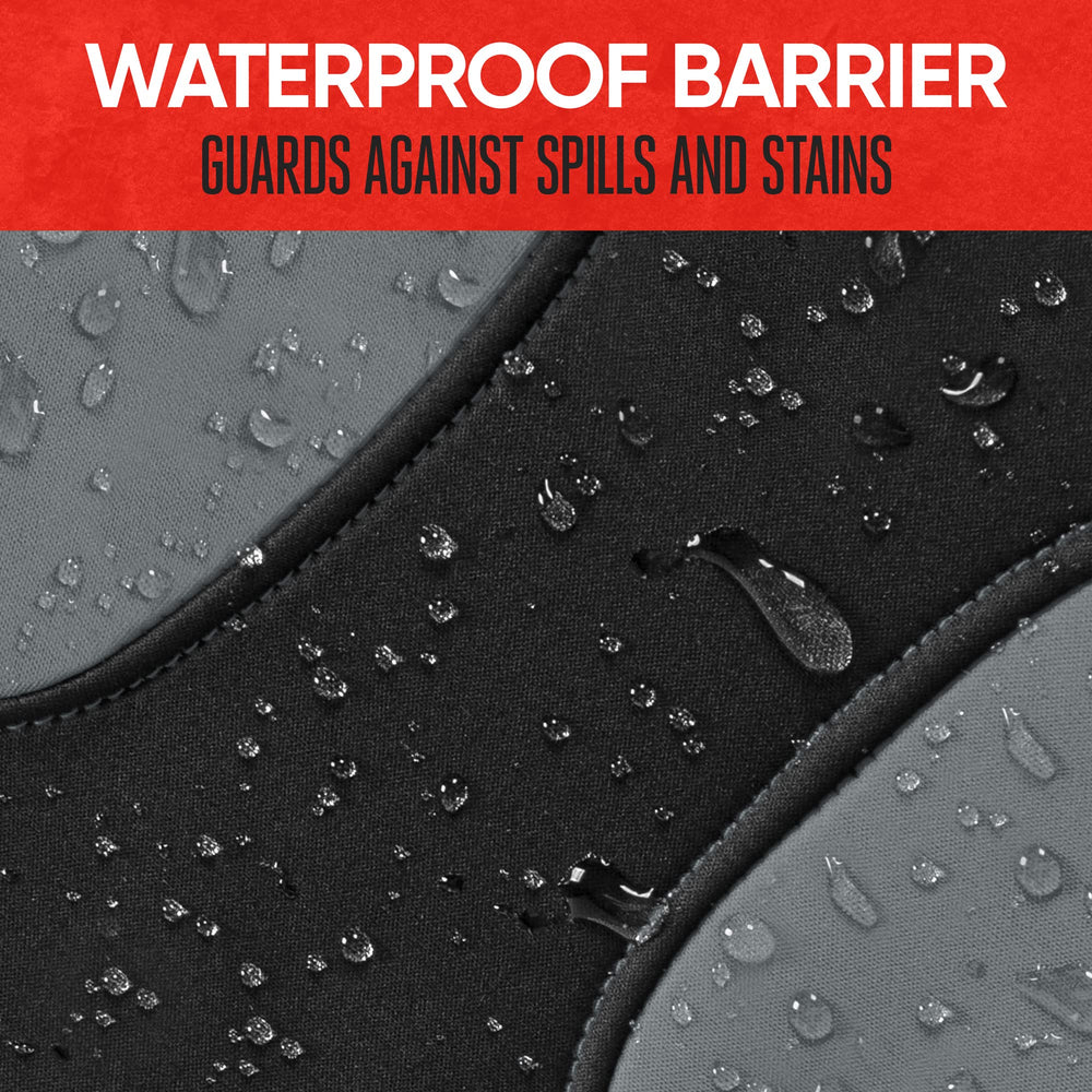 Motor Trend AquaShield airbag-compatible design ensures safe integration with built-in airbags