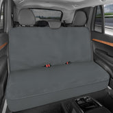 Motor Trend AquaShield rear bench cover waterproof closeup with neoprene lining protecting against spills