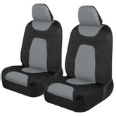 Motor Trend AquaShield waterproof front seat cover in gray protects against spills and wear