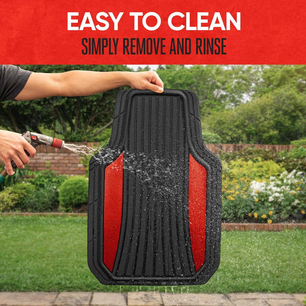 Universal fit with front and rear coverage for versatile installation
