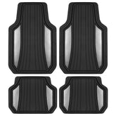 Motor Trend ChromeTech front mats with two-tone design provide durable all-weather protection.