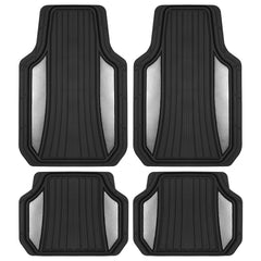 Motor Trend ChromeTech front mats with two-tone design provide durable all-weather protection.
