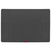 Motor Trend FlexTough black SUV cargo liner protects trunk from dirt and spills.