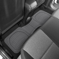 Motor Trend FlexTough gray mats blend with interior aesthetics.