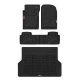 Motor Trend FlexTough front floor mat traps dirt and water for clean interiors.
